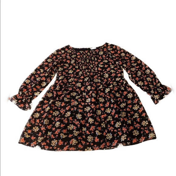 Free People Doll Pants Mini Dress Floral Tunic - Picture 2 of 9